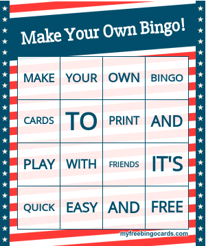 My Free Bingo Cards Uk